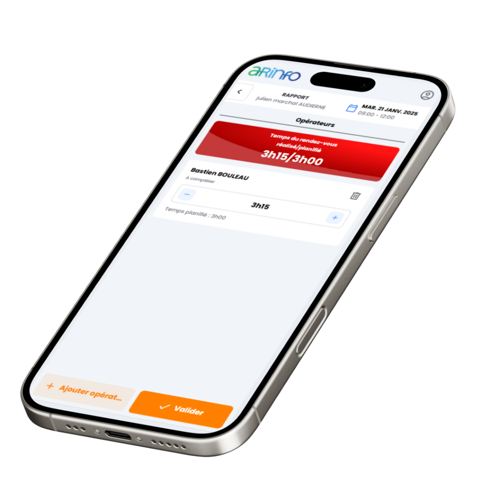 Atook chantier écran