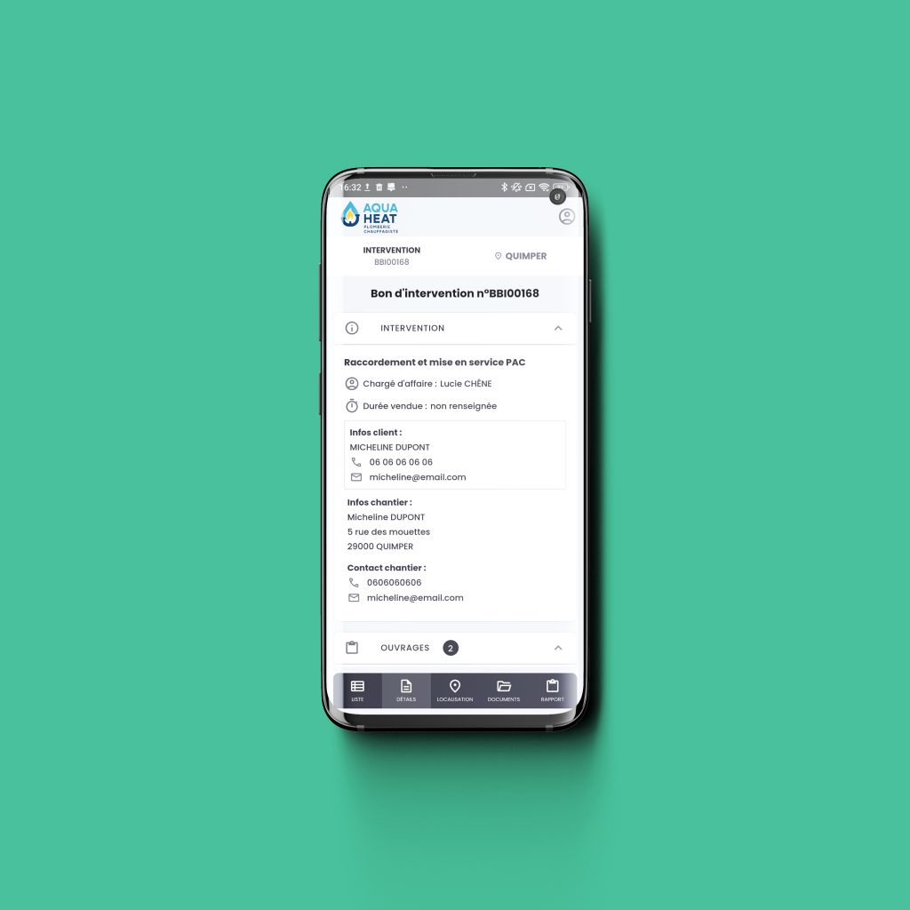 fiche entretien numérique